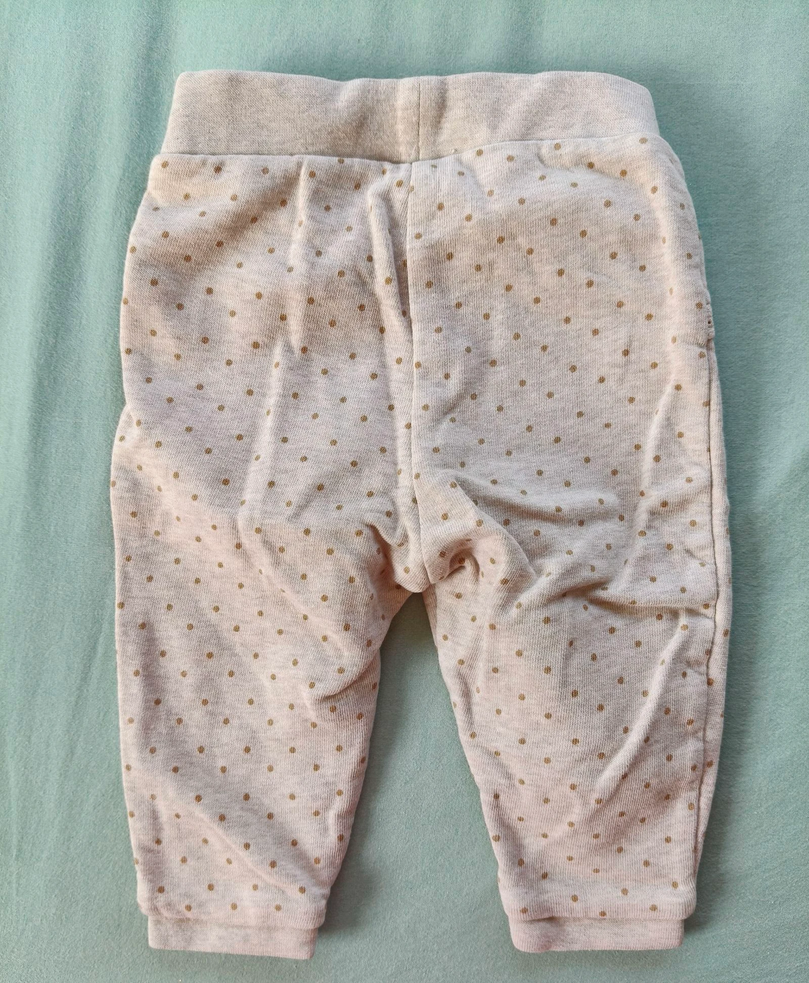 Pantalón abrigado para niña C&A beige con lunares 74 cm – photo 6